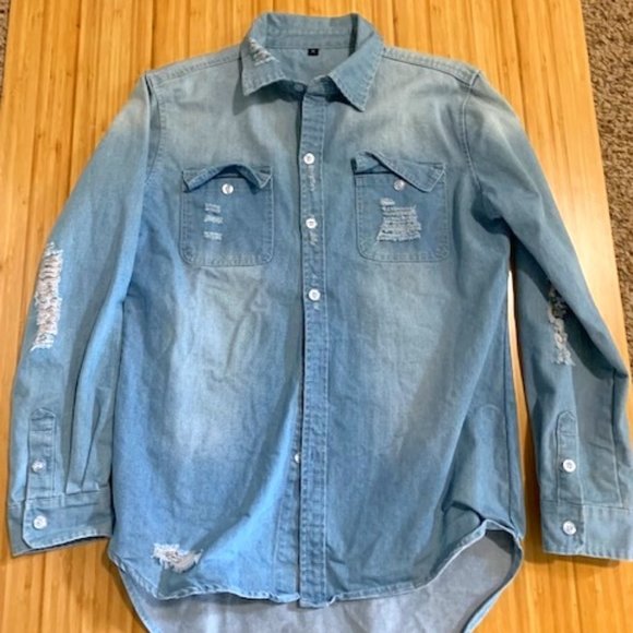 Other - Denim Long-sleeve (Distressed & Faded)